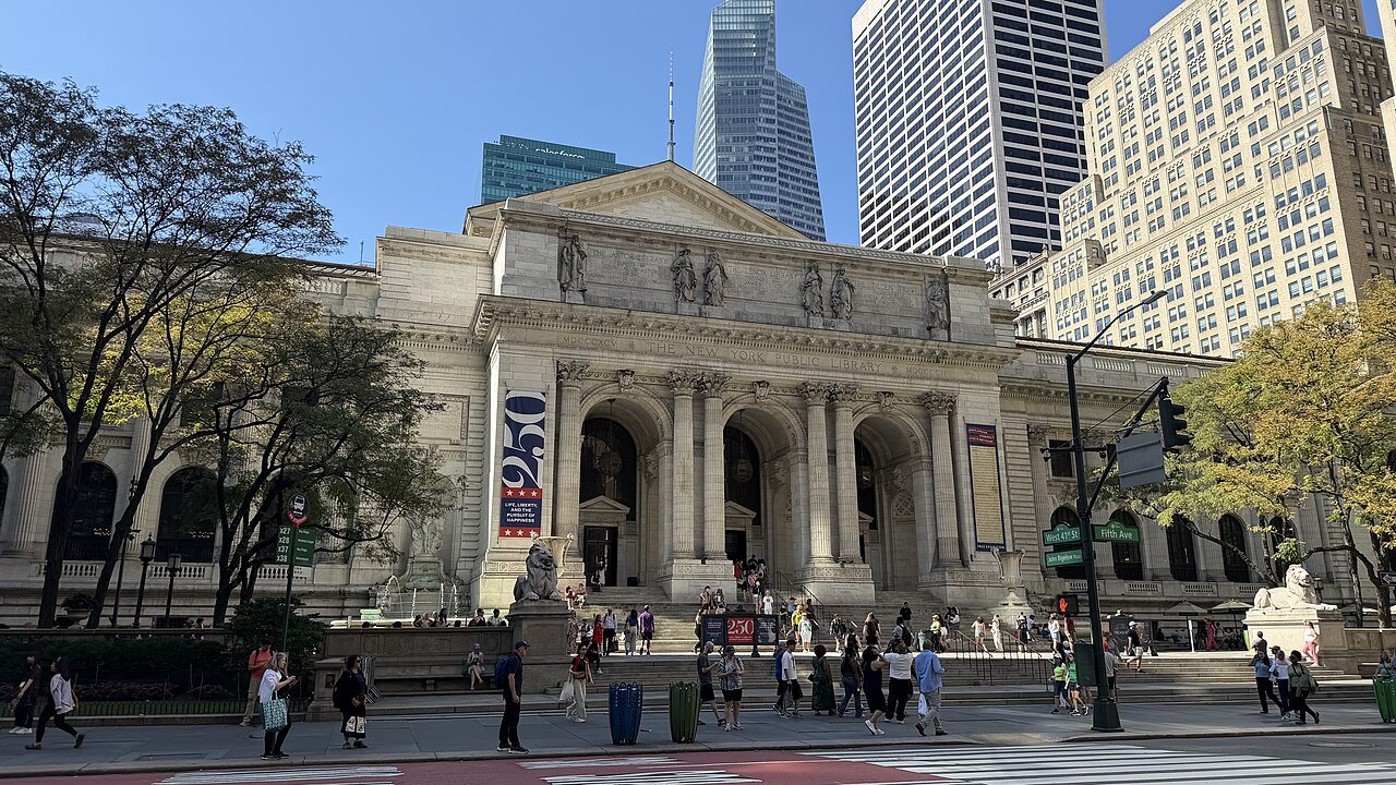 The New York Public Library and Bryant Park