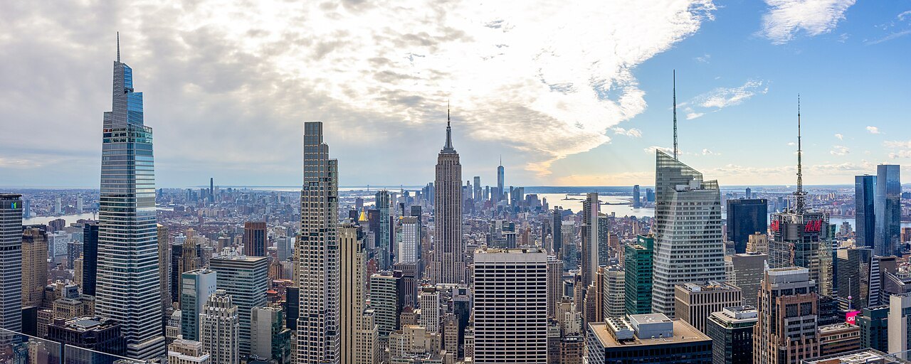 Midtown and the Empire State Building from the Top of the Rock in January
