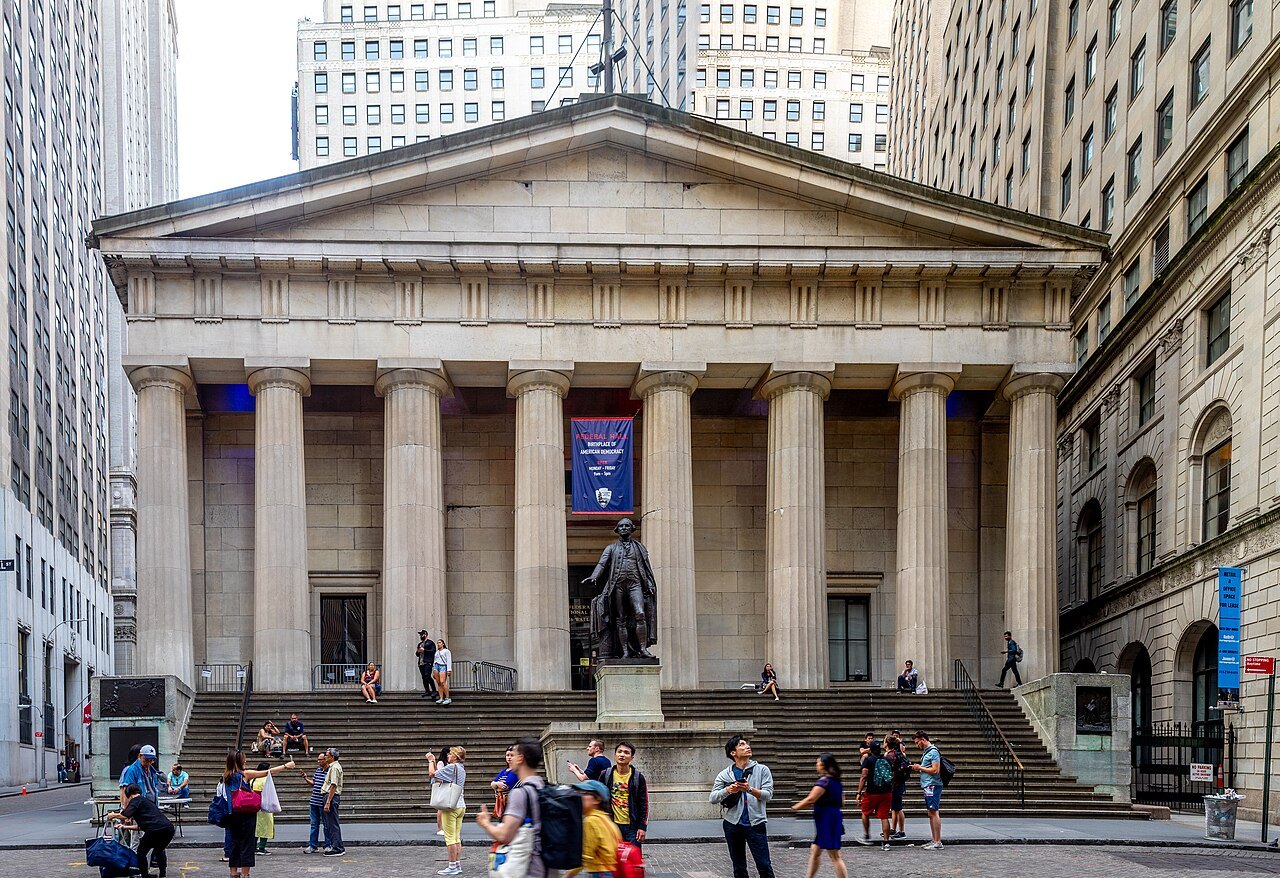 Wall Street and Trinity Church
